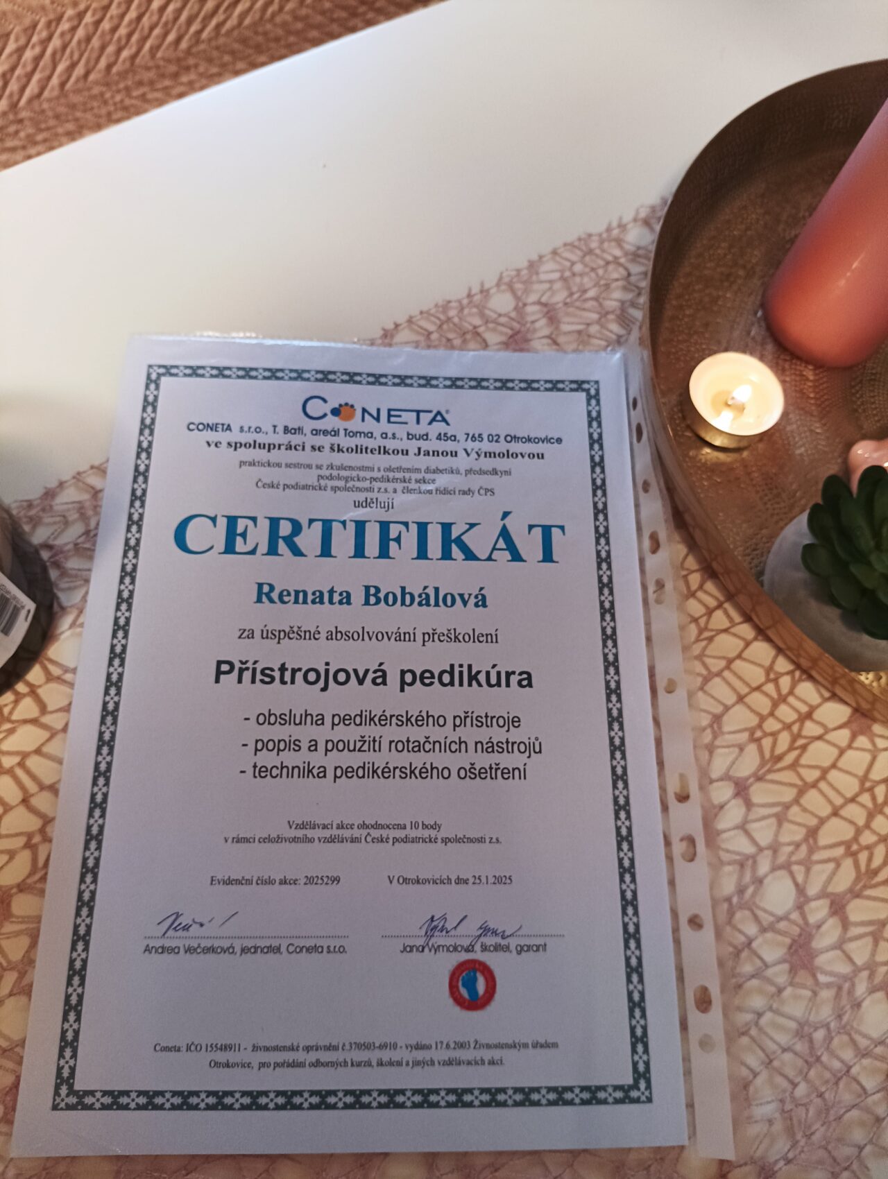 Přístrojová pedikúra Zlín